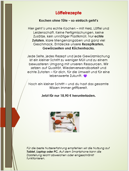 🌿 Jetzt Löffelrezepte kaufen